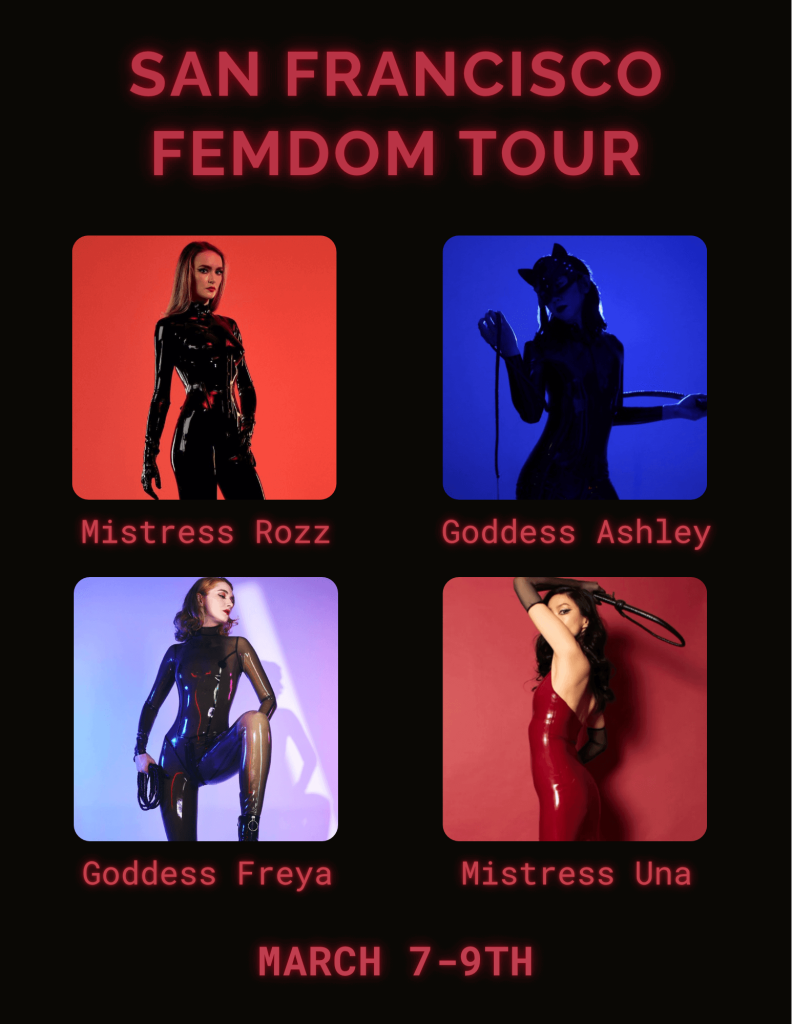 Mistress Una NYC SF tour